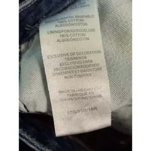Dickies Flannel Lined Jeans Womens 10‎ Medium Wash Straight Leg Plaid Denim Blue thumbnail 6