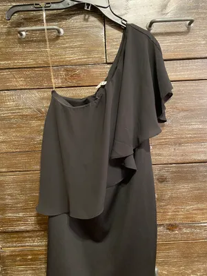 TCEC Black Ruffle Dress thumbnail 2
