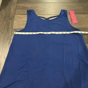 NWT Lilly Pulitzer Kristen Tank Top in Lapis Lazuli Sz M thumbnail 7