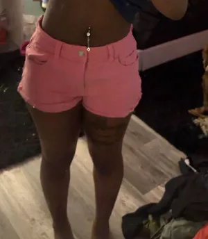 Hollister Shorts Pink Jean thumbnail 1