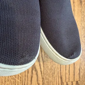 Rothy's The Sneaker Slip On Shoe Black thumbnail 4