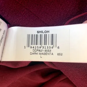 NWT Dress The Population Shiloh Tie Back Halter Dress in Dark‎ Magenta thumbnail 10