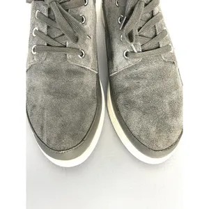 Donald J Pliner Miranda Platform Sneaker Size 9 Gray Suede Leather Lace Up Shoe thumbnail 6