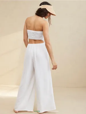 Aerie Gauzy Strapless Jumpsuit thumbnail 2