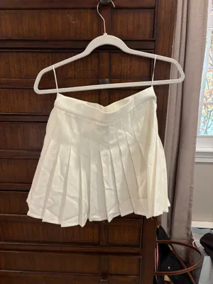 Princess Polly White Pleated Mini Skirt thumbnail 2