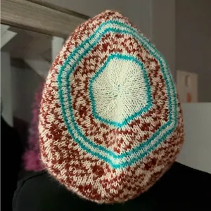 Billabong Y2K Fair Isles Knitted Winter Hat thumbnail 2