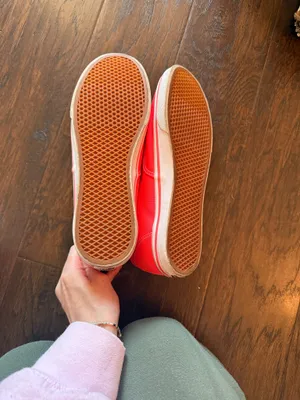 Vans women’s 8.5 shoes neon pink/orange thumbnail 4