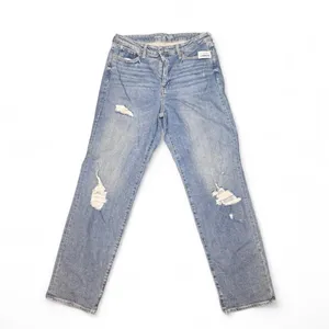 Old Navy OG Loose Jeans 14 Tall High Rise NWT Distressed Straight 34.5 Inseam thumbnail 8