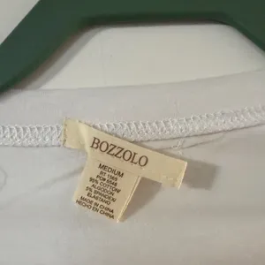 Bozzolo Classic White Long Sleeve Top thumbnail 2