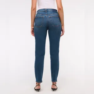 Abercrombie The Mom High Rise Medium Wash Blue Jeans Denim Size 28/6 thumbnail 4
