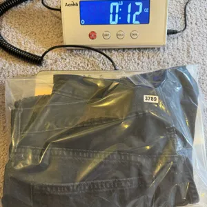 Levis 501 Denim Jean Shorts 31 Original High Rise Cut Off Black Distressed Y2K thumbnail 9