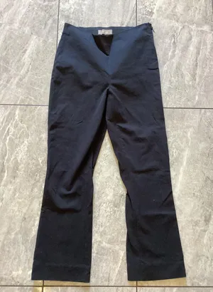 Everlane Pants Womens 4 Black Side Zip Stretch Dress Work Trousers Cotton Modal thumbnail 1