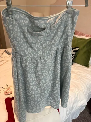 Le lis Blue Leopard print dress thumbnail 2