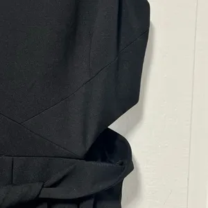 Anthropologie Hutch Cutout Wide Leg Black Jumpsuit with waist tie size medium thumbnail 6