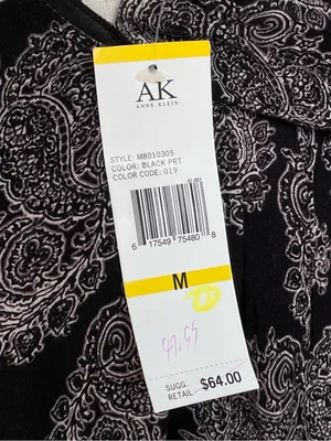 Anne Klein Long Sleeve Scoop Neck Knit Dress - M thumbnail 7