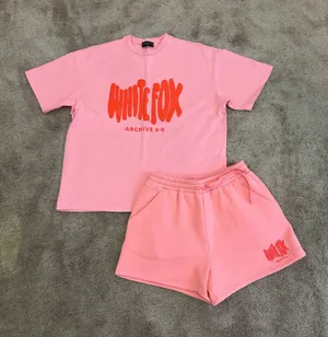 White Fox boutique Archives melon Tee and Shorts Set thumbnail 1