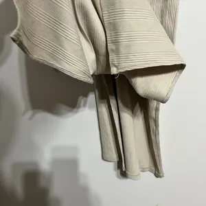 Aerie Women's One shoulder Ribbed Midi Dress‎ Beige Size Small thumbnail 6