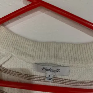 Madewell Cream and Brown Knit Sweater small thumbnail 3