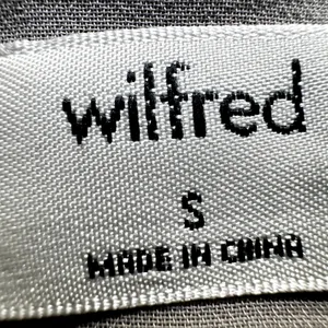 Aritzia Wilfred Melodie Jumpsuit Wide-leg Ashen V-neck Faux Wrap Gray Small thumbnail 4