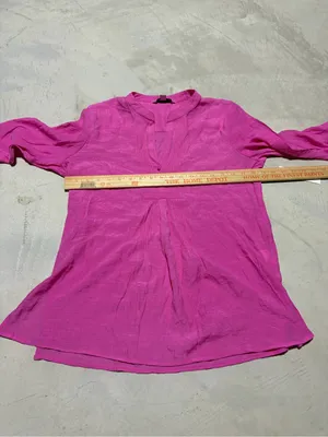 Counterparts NWT pink flamingo blouse medium MSRP$48 thumbnail 5