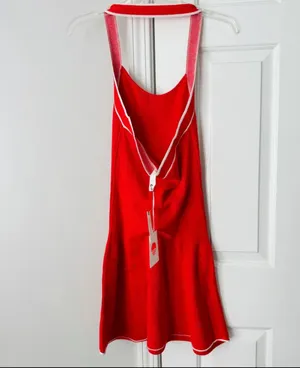 Anthropologie Daily Practice Halter Knit Mini Dress, Size L thumbnail 10