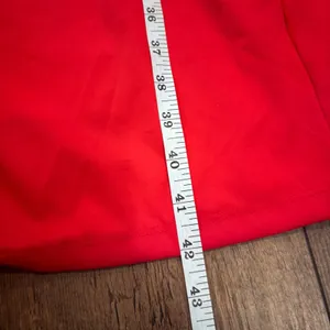 Popilush Shapewear Sleeveless Ruched Tummy Control Midi Work Red Dress M $115 thumbnail 8