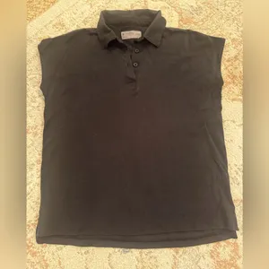 Figs pro collared black tee thumbnail 2