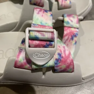 Chacos Women's Chillos Sandal Slide Light Tie Dye Size 9 Adjustable Strap thumbnail 9