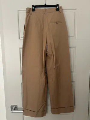 Zara Women’s Khaki Trouser Pants Size Small thumbnail 2