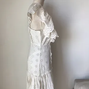 LOVESHACKFANCY Cressida White Maxi Dress thumbnail 7