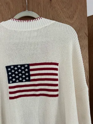 Hollister knit patriotic sweater thumbnail 11