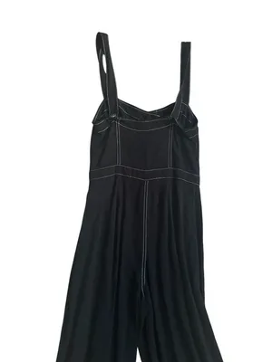 ABERCROMBIE & FITCH Black Buttoned Jumpsuit Size XXS thumbnail 2