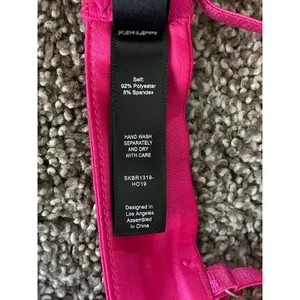 For Love & Lemons Hot Pink Satin Studded Bralette – Size S thumbnail 9