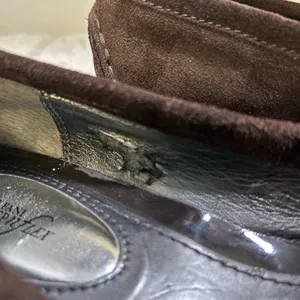 Alfani Dark Brown Suede Loafers with Buckle Detail thumbnail 6