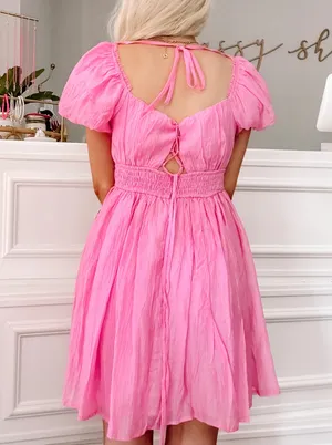 Pink Ruffle Dress thumbnail 2