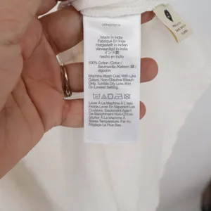 Madewell White Cotton Clip Dot Tiered Midi Dress Tie Back Sleeveless Small thumbnail 4