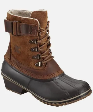 Sorel Womens Brown Winter Fancy Lace II Waterproof Winter Boot Size 8 thumbnail 1