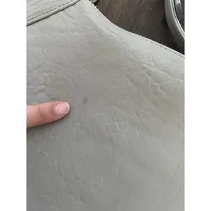Marc Jacobs Expandable"Washed Up" Messenger Hobo Crossbody Bag Grey Leather thumbnail 2