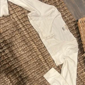 For Love & Lemons Knitwear Creme Bolero LS Top Size Small thumbnail 1