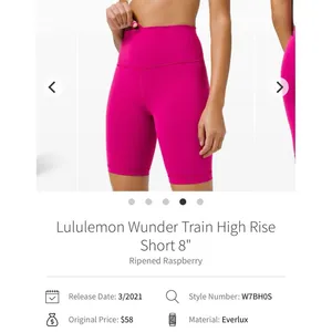 Lululemon Winder Train High Rise Short 8” Size 4 thumbnail 6