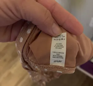 Aerie Mae Tan and White Bralette, Sz S thumbnail 3