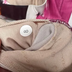 Lululemon Energy Bra Pink Purple‎ Brushstroke Abstract Sports Bra Size 8 thumbnail 4