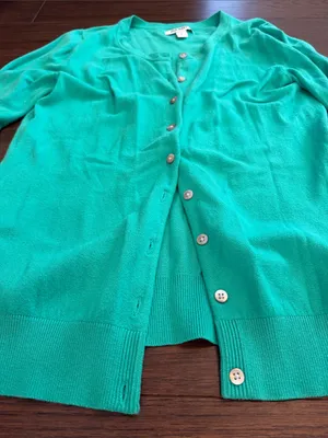 Old Navy Green Cardigan Size Small - C54-049 thumbnail 3