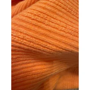 Betsey Johnson Orange Ribbed Maxi Dress NWT‎ Y2K Retro Indie Short Sleeve thumbnail 6