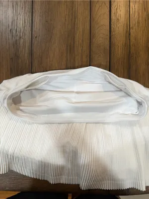 lululemon athletica White Pleated Mini Skirt Pace rival skirt thumbnail 4