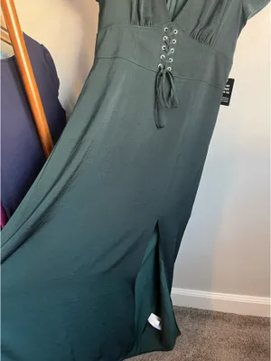 Express Satin Midi Dress thumbnail 3