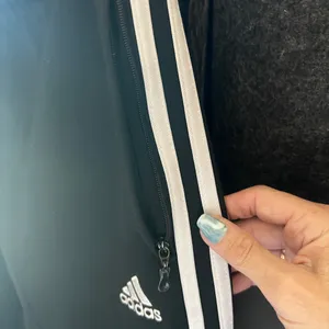 Adidas Black and White Track Pants thumbnail 4