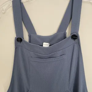 Halara Size M Blue Gray Overall Jogger Jumpsuit One Piece Stretch thumbnail 3