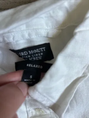 J. Crew Capitaine shirt in Baird McNutt Irish linen thumbnail 5