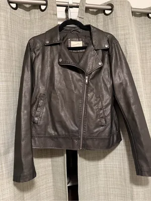 Universal Threads Women's Leather Moto Jacket thumbnail 1